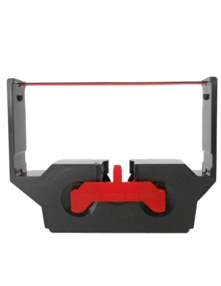5XFarbband- schwarz/rot- für Brother PDR 1225- Gruppe 520 -Farbbandfabrik Ori...