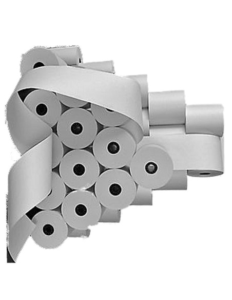 Kassenrollen für Sharp ER-A 170 (100.stück)-57mm x 65mm x 40m Kern Ø 12mm- we...