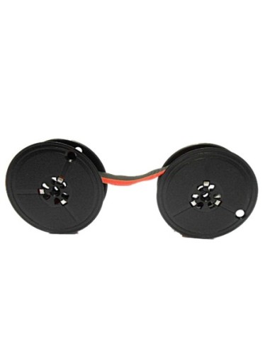 Farbbandfabrik Farbband kompatibel mit Hermes Baby 1000  Gr. 5 schwarz/rot