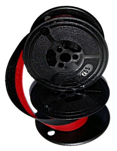 Farbband - schwarz/rot - kompatibel mit Olympia Carina 2- Gr.5 -Farbbandfabrik Original 2