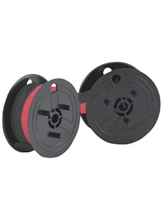 copia di Farbband - schwarz-rot- für Olivetti TA 1121 PD als Doppelspule Gr.51- Farbba...