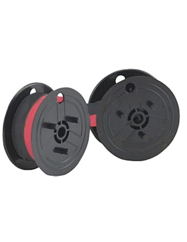 copia di Farbband - schwarz-rot- für Olivetti TA 1121 PD als Doppelspule Gr.51- Farbba...